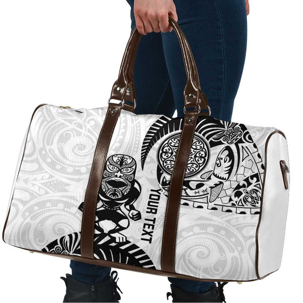 Custom Aotearoa Football Travel Bag NZ Maori Tiki Go Champions - Aussie Hoodie