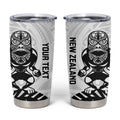 Custom Aotearoa Football Tumbler Cup NZ Maori Tiki Go Champions