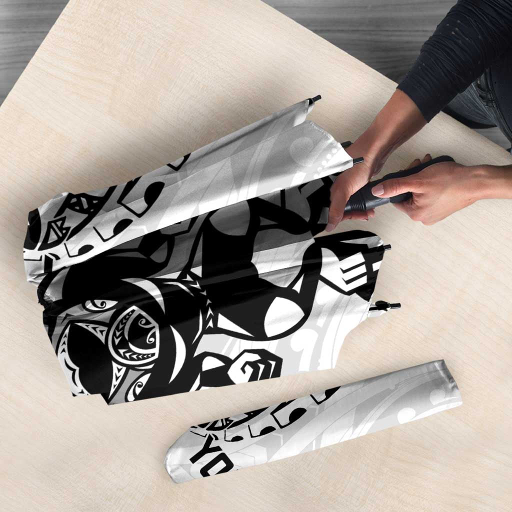 Custom Aotearoa Football Umbrella NZ Maori Tiki Go Champions - Aussie Hoodie