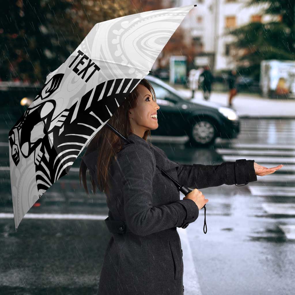 Custom Aotearoa Football Umbrella NZ Maori Tiki Go Champions - Aussie Hoodie
