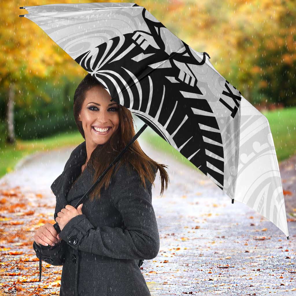 Custom Aotearoa Football Umbrella NZ Maori Tiki Go Champions - Aussie Hoodie