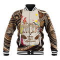 Kangaroo Australia Mother's Day Personalised Baseball Jacket Always Cozy In Mum’s Pouch Aboriginal Art