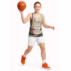 Kangaroo Australia Mother's Day Personalised Basketball Jersey Always Cozy In Mum’s Pouch Aboriginal Art