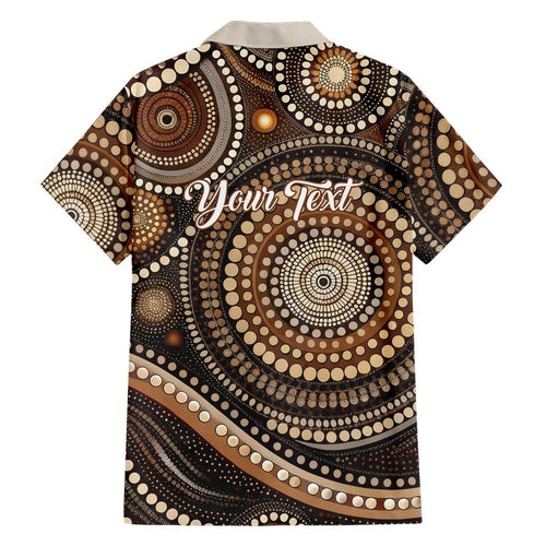 Kangaroo Australia Mother's Day Personalised Hawaiian Shirt Always Cozy In Mum’s Pouch Aboriginal Art