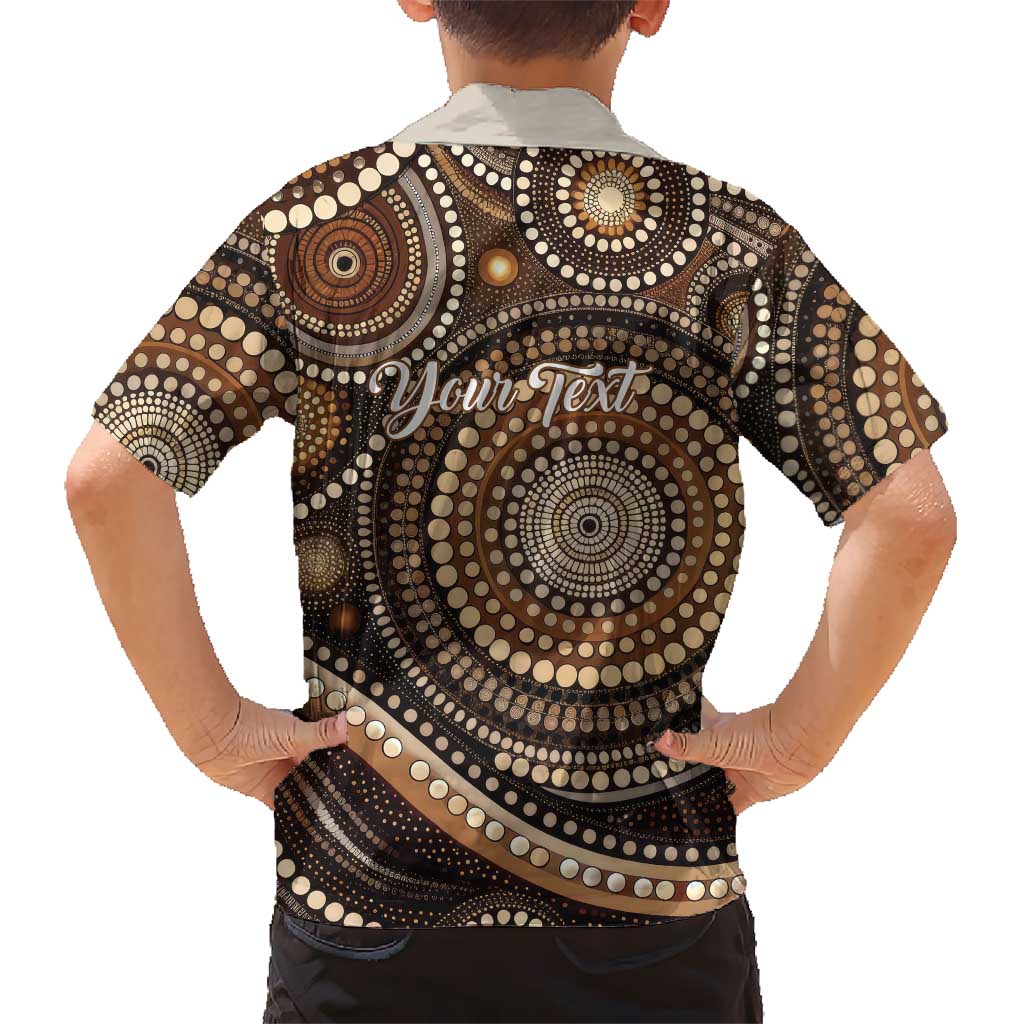 Kangaroo Australia Mother's Day Personalised Hawaiian Shirt Always Cozy In Mum’s Pouch Aboriginal Art