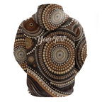 Kangaroo Australia Mother's Day Personalised Hoodie Always Cozy In Mum’s Pouch Aboriginal Art