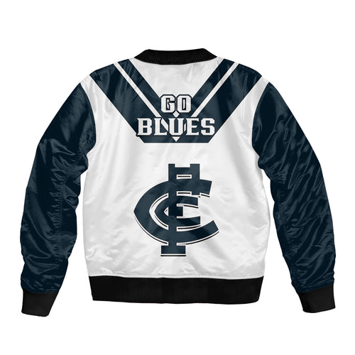 carlton-football-2023-bomber-jacket-go-blues-white-simple-style