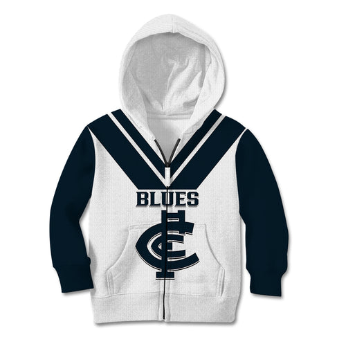 carlton-football-2023-kid-hoodie-go-blues-white-simple-style