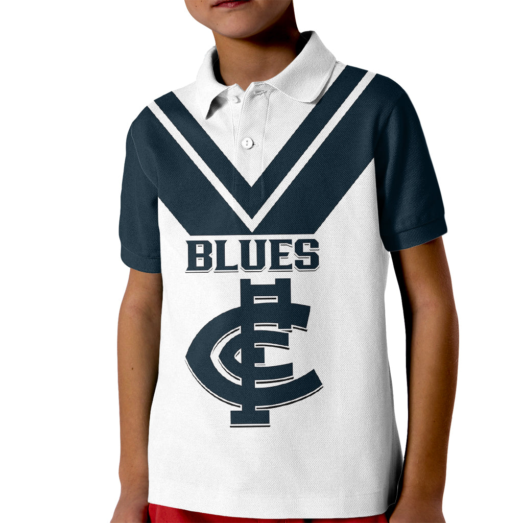 carlton-football-2023-kid-polo-shirt-go-blues-white-simple-style