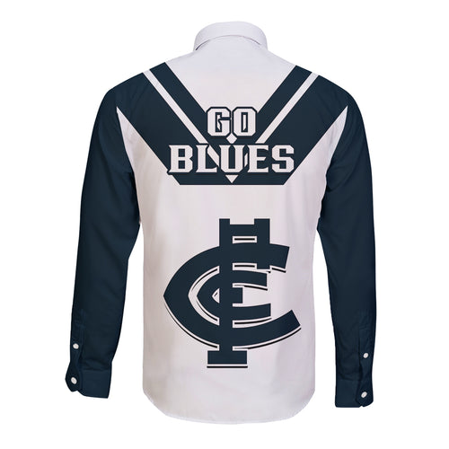 carlton-football-2023-long-sleeve-button-shirt-go-blues-white-simple-style