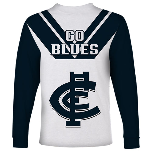 carlton-football-2023-long-sleeve-shirt-go-blues-white-simple-style