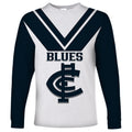 personalised-carlton-football-2023-long-sleeve-shirt-go-blues-white-simple-style