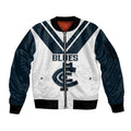 personalised-carlton-football-2023-sleeve-zip-bomber-jacket-go-blues-white-simple-style