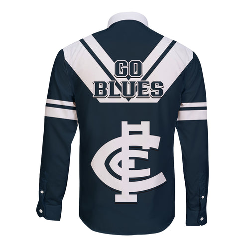 carlton-football-2023-long-sleeve-button-shirt-go-blues-navy-simple-style