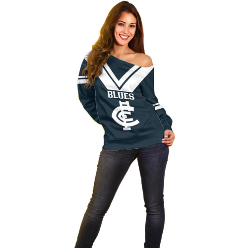 carlton-football-2023-off-shoulder-sweater-go-blues-navy-simple-style