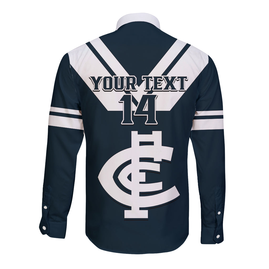 personalised-carlton-football-2023-long-sleeve-button-shirt-go-blues-navy-simple-style