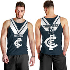 personalised-carlton-football-2023-men-tank-top-go-blues-navy-simple-style