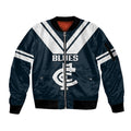 personalised-carlton-football-2023-sleeve-zip-bomber-jacket-go-blues-navy-simple-style