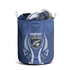 Auckland 2026 Rugby Custom Laundry Basket NZ Maori Silver Fern