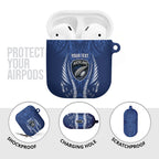 Auckland 2026 Rugby Custom AirPods Case NZ Maori Silver Fern
