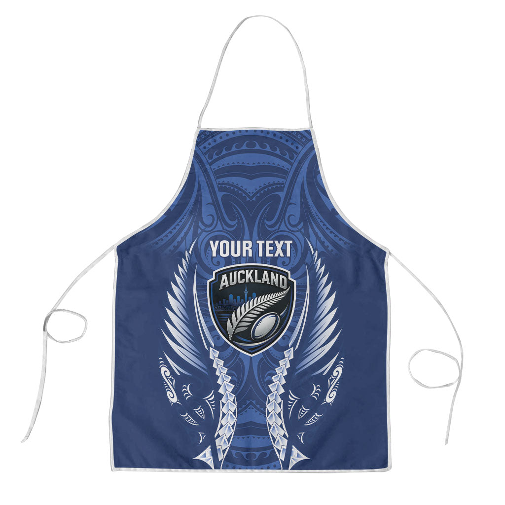 Auckland 2026 Rugby Custom Apron NZ Maori Silver Fern