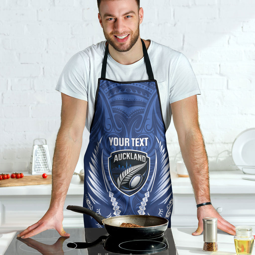 Auckland 2026 Rugby Custom Apron NZ Maori Silver Fern