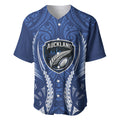 Auckland 2026 Rugby Custom Baseball Jersey NZ Maori Silver Fern