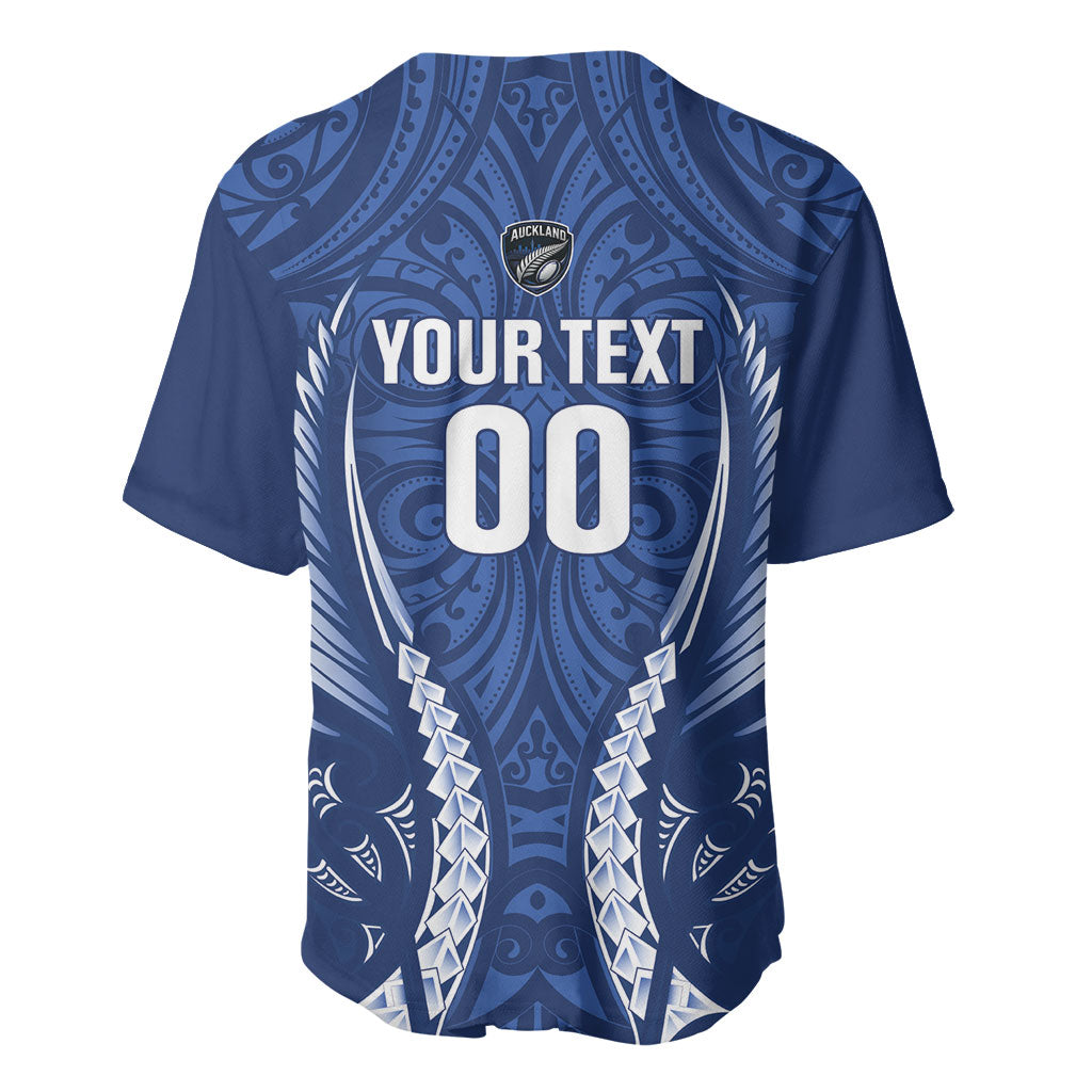 Auckland 2026 Rugby Custom Baseball Jersey NZ Maori Silver Fern