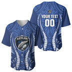 Auckland 2026 Rugby Custom Baseball Jersey NZ Maori Silver Fern