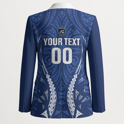 Auckland 2026 Rugby Custom Blazer NZ Maori Silver Fern