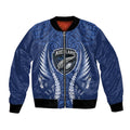 Auckland 2026 Rugby Custom Bomber Jacket NZ Maori Silver Fern