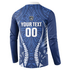 Auckland 2026 Rugby Custom Button Sweatshirt NZ Maori Silver Fern