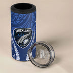 Auckland 2026 Rugby Custom 4 in 1 Can Cooler Tumbler NZ Maori Silver Fern