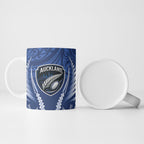 Auckland 2026 Rugby Custom Ceramic Mug NZ Maori Silver Fern