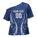 Auckland 2026 Rugby Custom Cross Shoulder Shirt NZ Maori Silver Fern