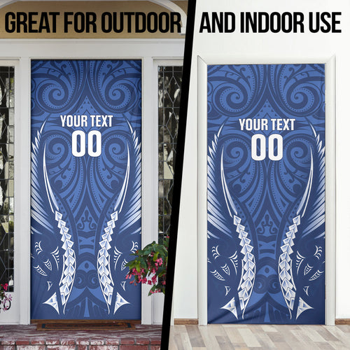 Auckland 2026 Rugby Custom Door Cover NZ Maori Silver Fern
