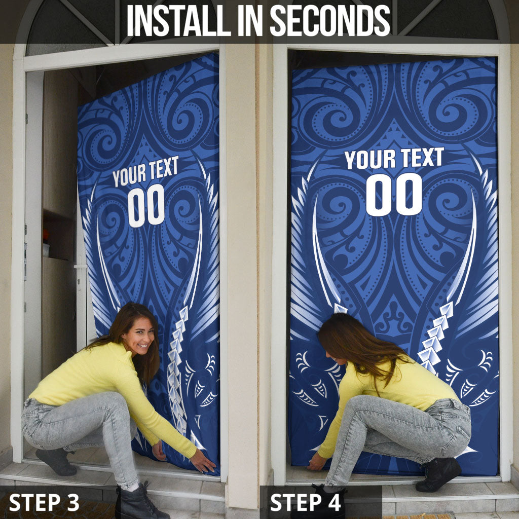 Auckland 2026 Rugby Custom Door Cover NZ Maori Silver Fern