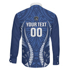Auckland 2026 Rugby Custom Family Matching Long Sleeve Bodycon Dress and Hawaiian Shirt NZ Maori Silver Fern