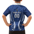 Auckland 2026 Rugby Custom Family Matching Off Shoulder Short Dress and Hawaiian Shirt NZ Maori Silver Fern