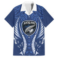 Auckland 2026 Rugby Custom Family Matching Tank Maxi Dress and Hawaiian Shirt NZ Maori Silver Fern