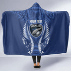 Auckland 2026 Rugby Custom Hooded Blanket NZ Maori Silver Fern