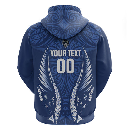 Auckland 2026 Rugby Custom Hoodie NZ Maori Silver Fern