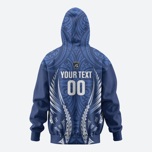Auckland 2026 Rugby Custom Hoodie NZ Maori Silver Fern