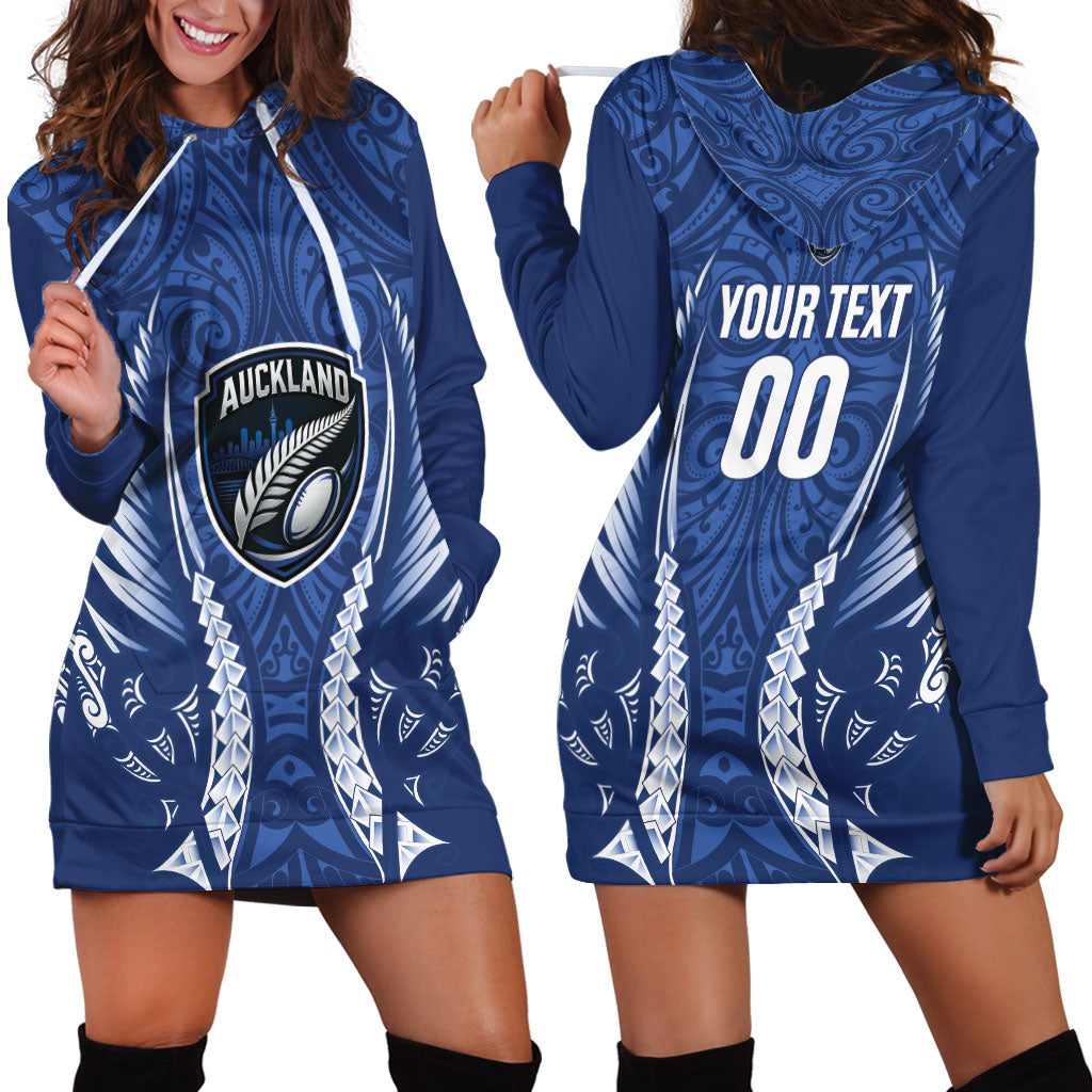 Auckland 2026 Rugby Custom Hoodie Dress NZ Maori Silver Fern