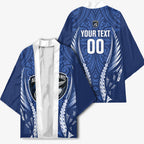 Auckland 2026 Rugby Custom Kimono NZ Maori Silver Fern