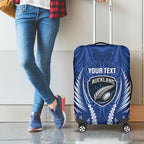 Auckland 2026 Rugby Custom Luggage Cover NZ Maori Silver Fern