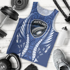 Auckland 2026 Rugby Custom Men Tank Top NZ Maori Silver Fern
