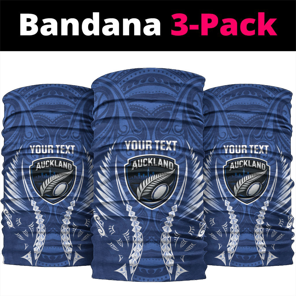 Auckland 2026 Rugby Custom Neck Gaiter NZ Maori Silver Fern