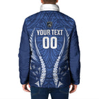 Auckland 2026 Rugby Custom Padded Jacket NZ Maori Silver Fern