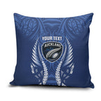 Auckland 2026 Rugby Custom Pillow Cover NZ Maori Silver Fern